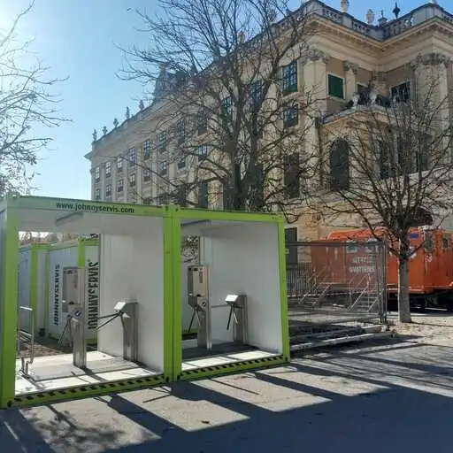 JOHNNY SERVIS - mobile Toiletten, Container und Bauzäune